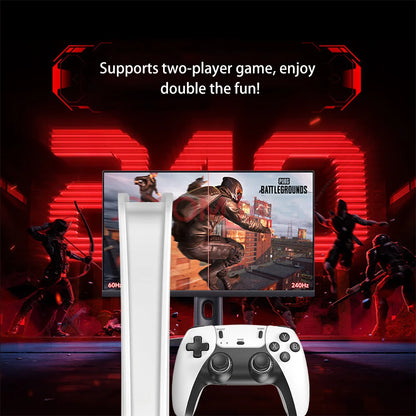 New 4K TV Game Stick M15 ultra 64G 128G Handheld Game Player 2.4G Dual Wireless Controller 50000+ Games Family Game Player